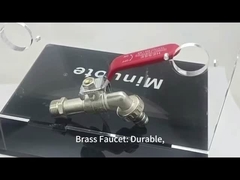 3 /4 or 1/2  Inch  Brass Ball valve Garden Tap Outdoor Bibcock Valve