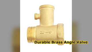 Durable Brass Angle Valve for Reliable Water Flow Control